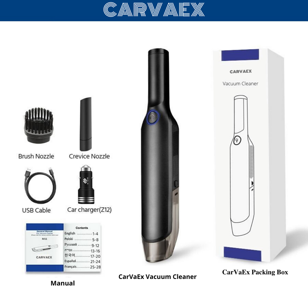 CarVaEx- Handheld Car Vacuum
